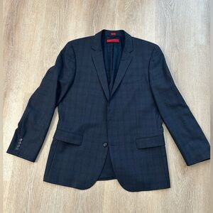 Men's HUGO BOSS Navy Patterned Blazer
